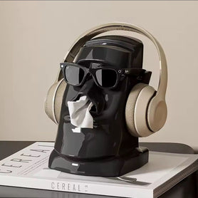 Abstract Face Tissue Box