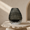 Smoked Honeycomb Vase
