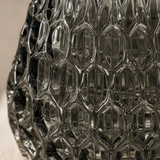 Smoked Honeycomb Vase