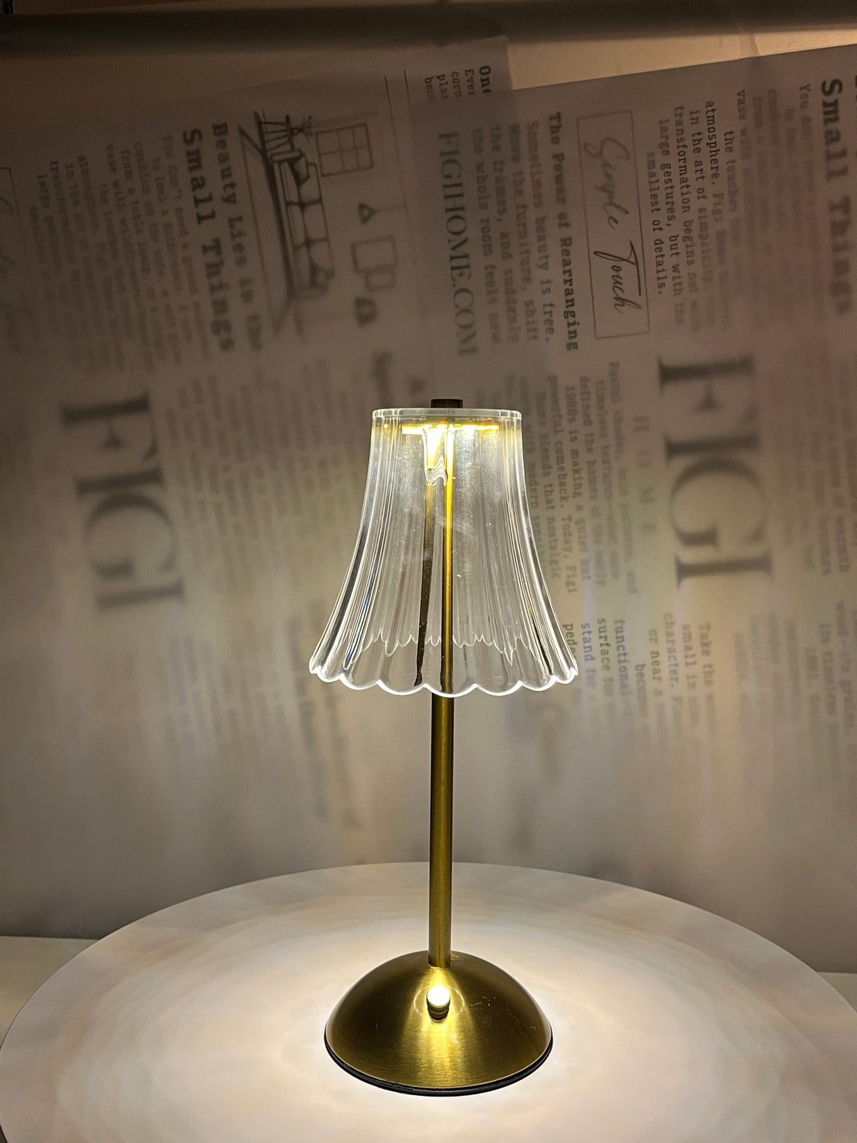 FLORE Glass Lamp