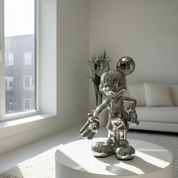 Chrome Mouse Sculpture