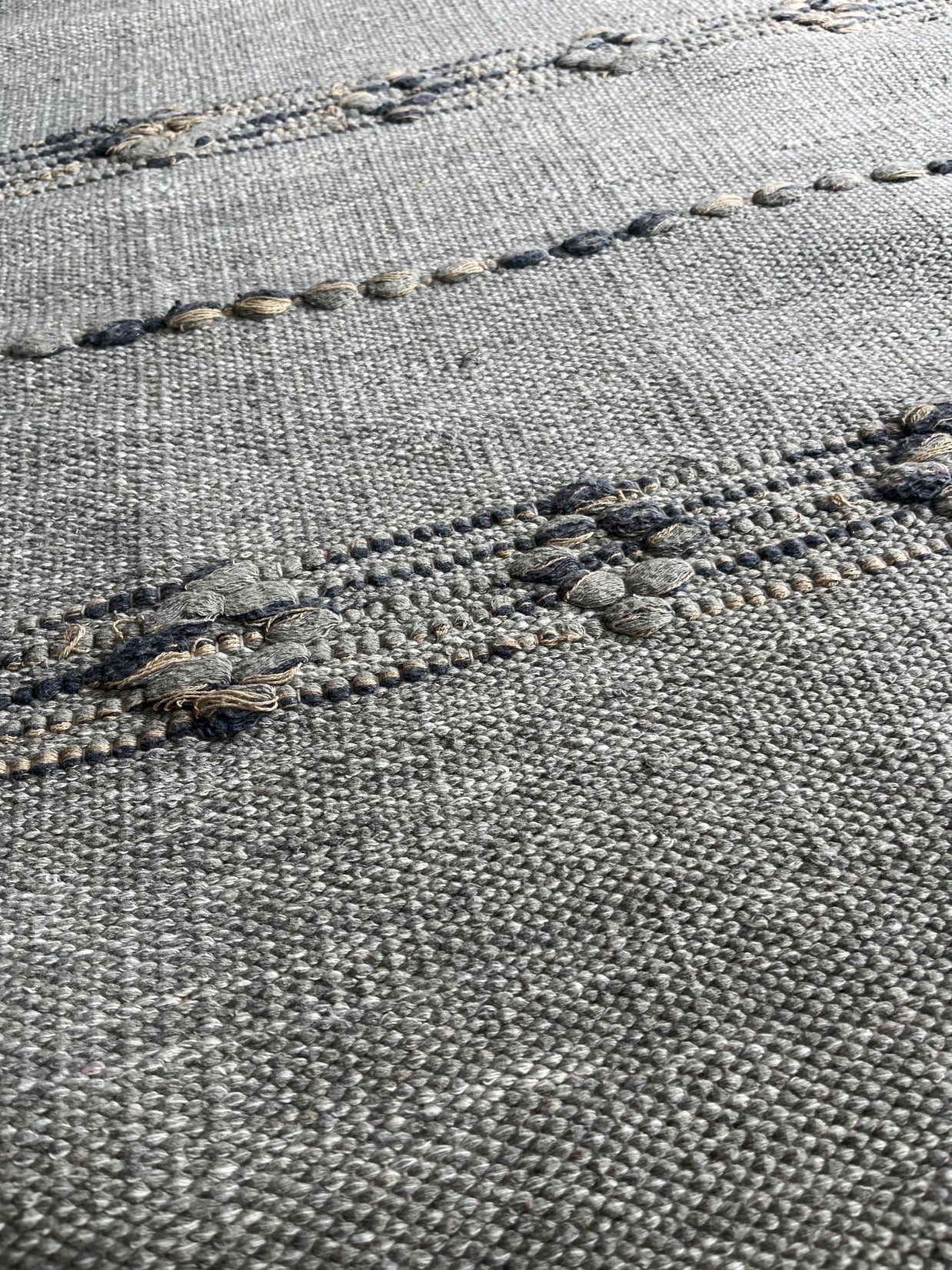 Cloudline Textured Kilim