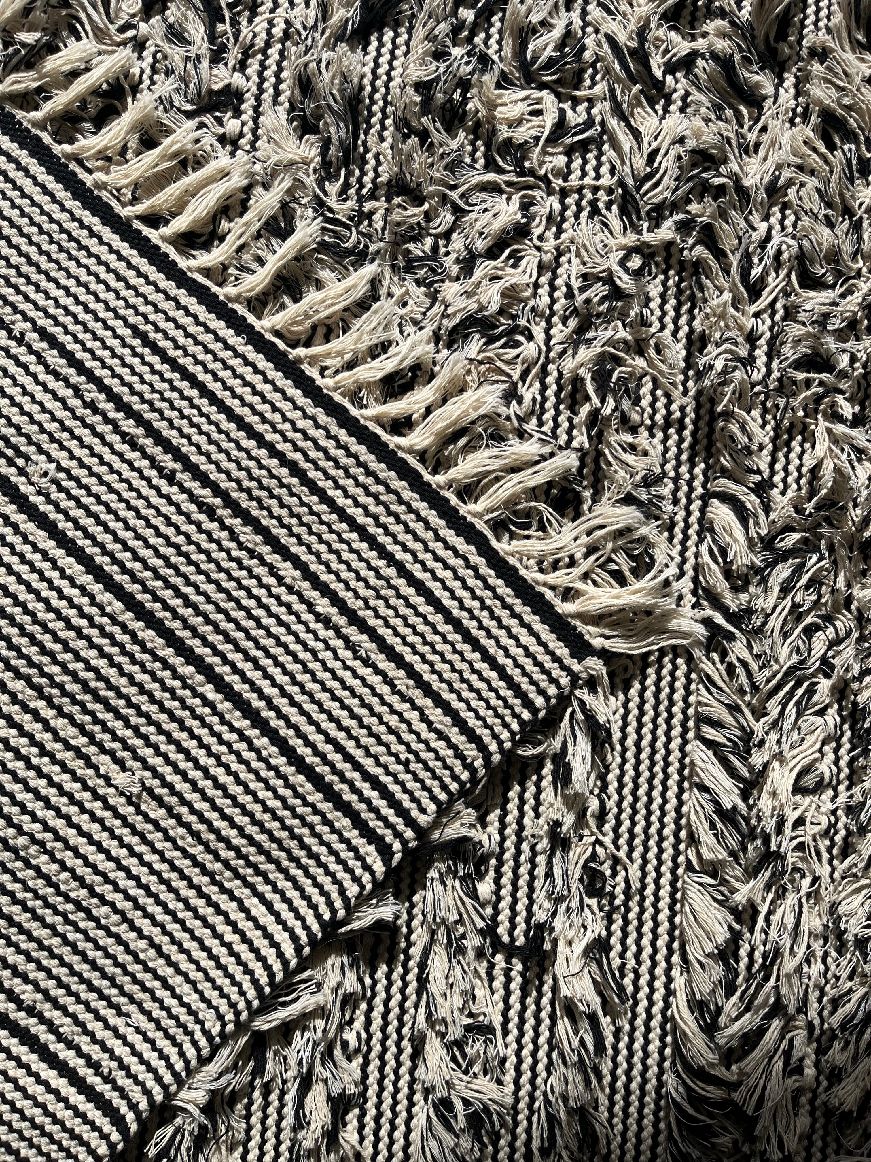 Textured Cotton Fringe kilem