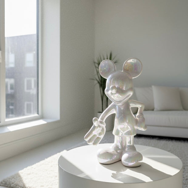 Chrome Mouse Sculpture