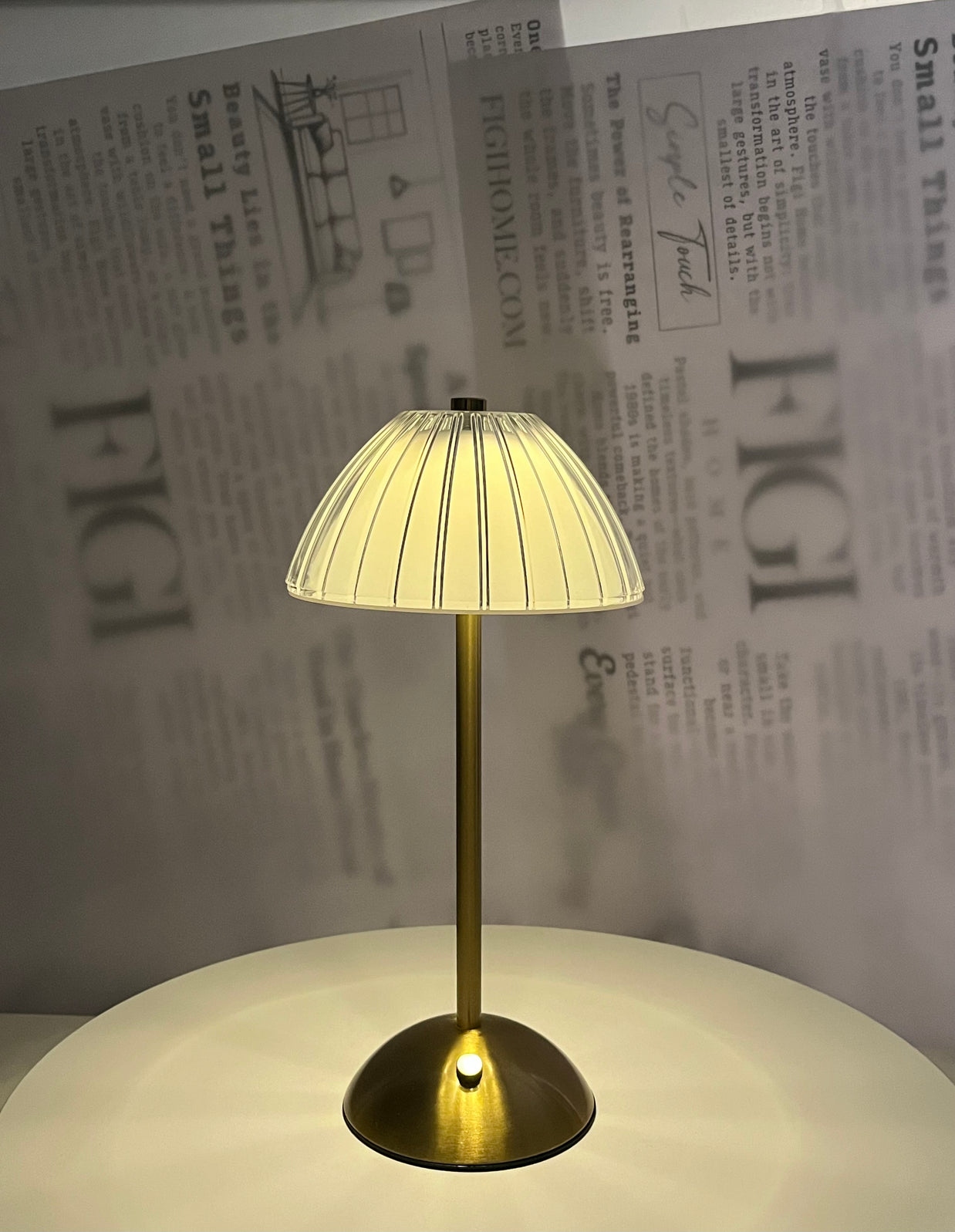 LUMI Dome Glass Lamp