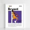 Kobe No.8 Sports Poster Frame