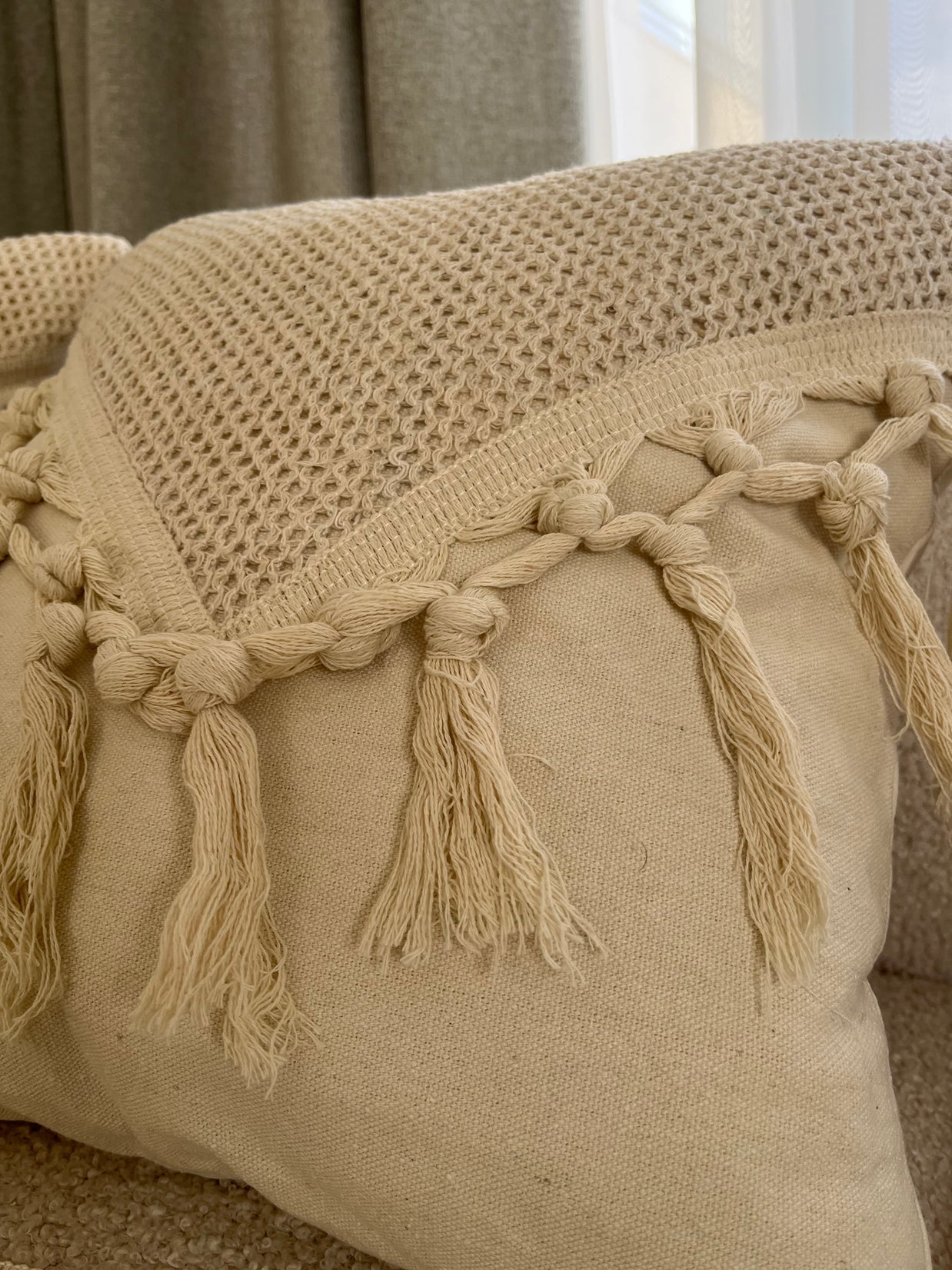 Ivory Weave Lounge Set