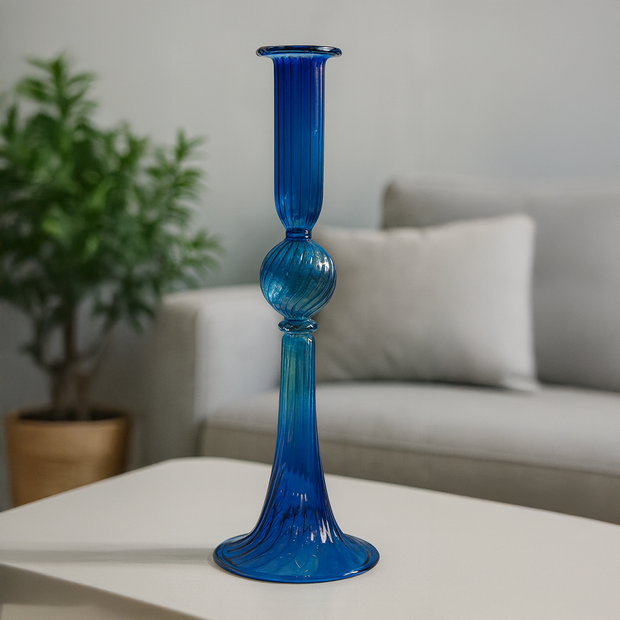 Handmade Pyrex Glass Candle Holder