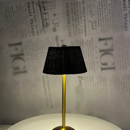 NOIR Pleated Brass Lam