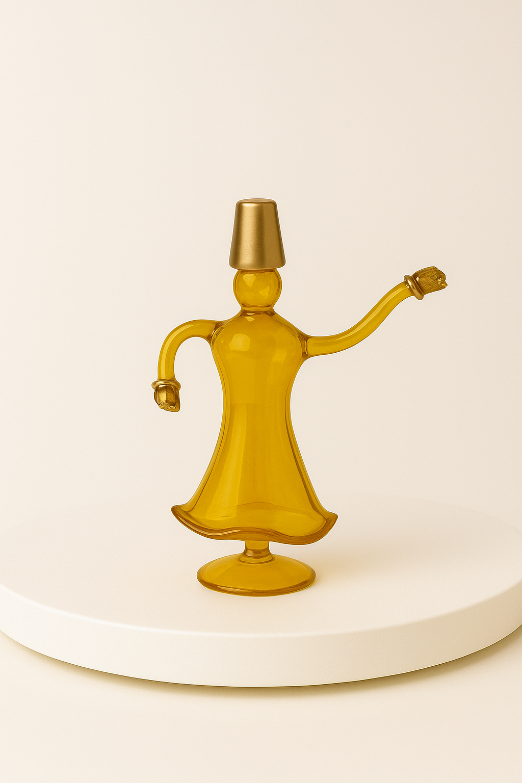Dervish Glass Figurine