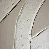 Abstract Ivory Canvas