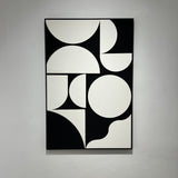 Half Moon Grid Canvas