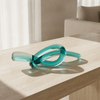 Teal Glass Knot