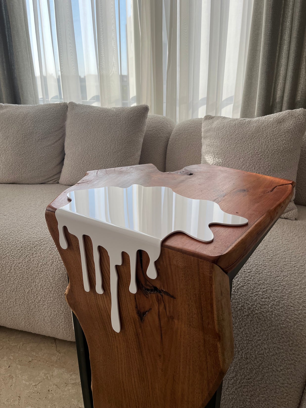 Colored Acrylic Drip