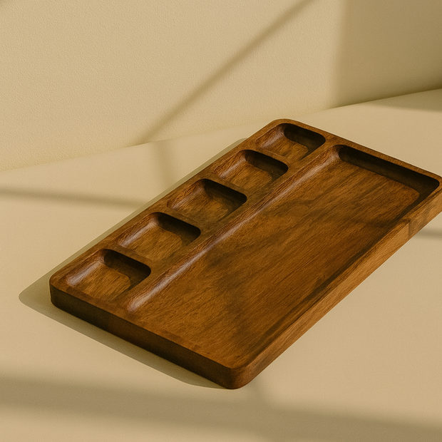 Linea Wooden Organizer Tray