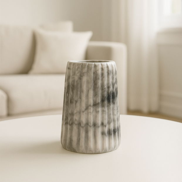 Monochrome Marble Flute