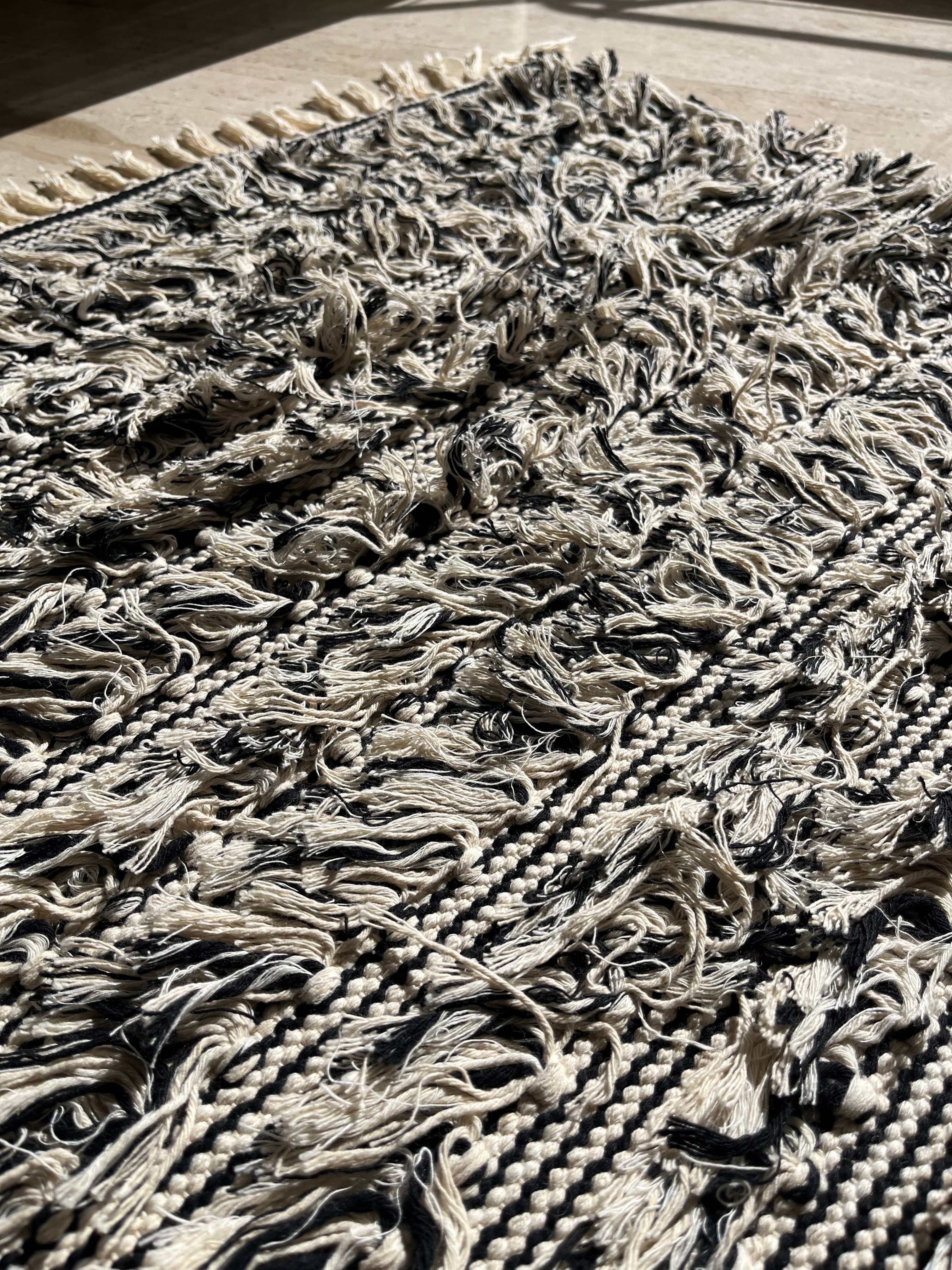 Textured Cotton Fringe kilem