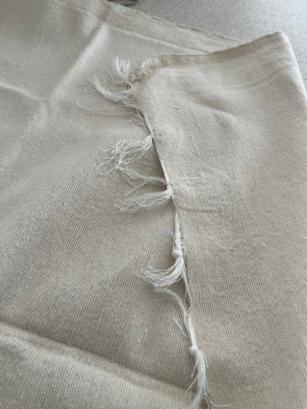 Seren Beige Linen-Cotton Throw