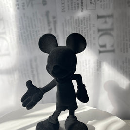 Velvet Standing Mouse Sculpture