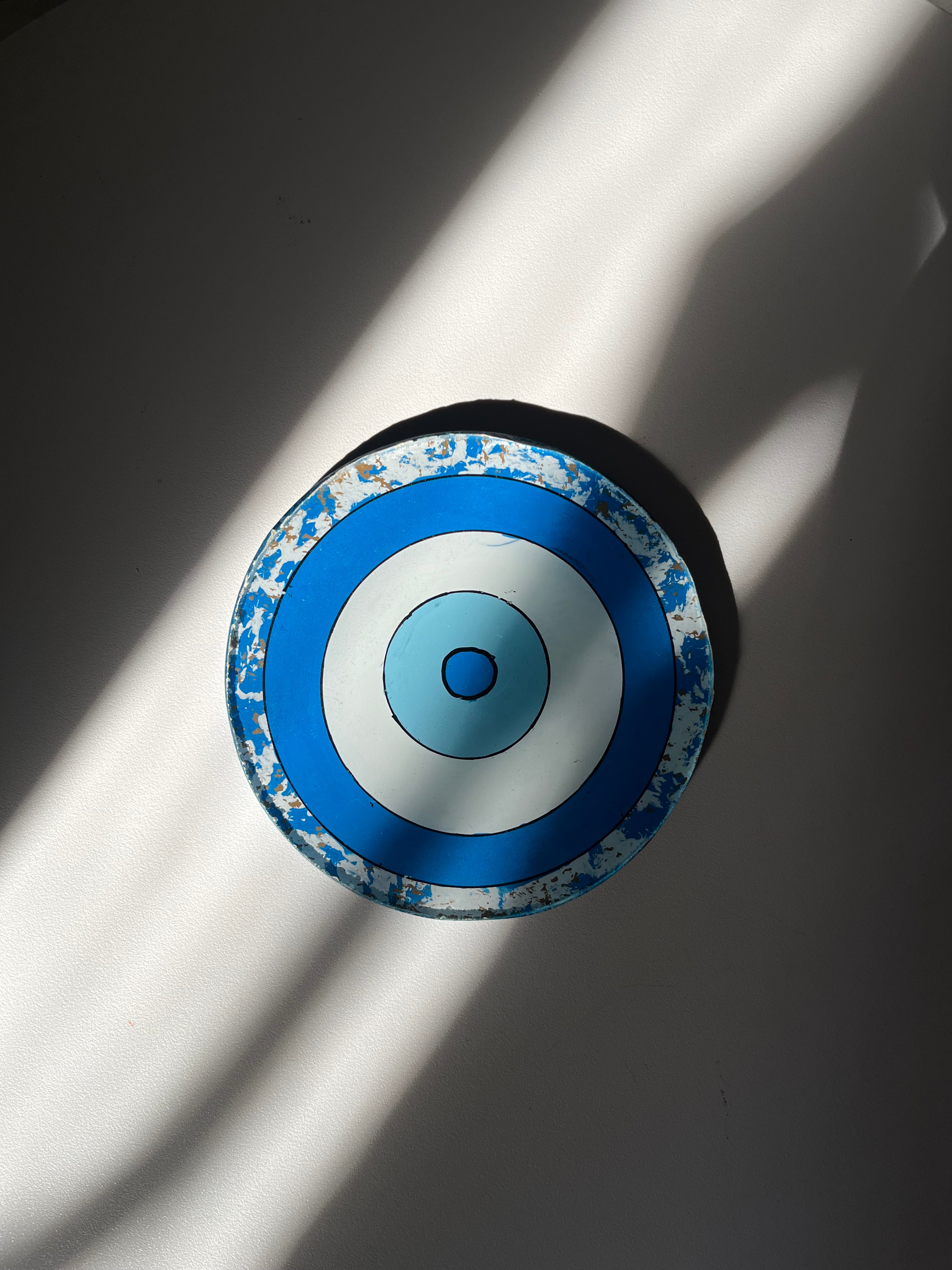 Blue Eye wood Coaster - Figi Home