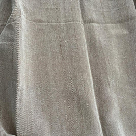 Beige linen couch cover