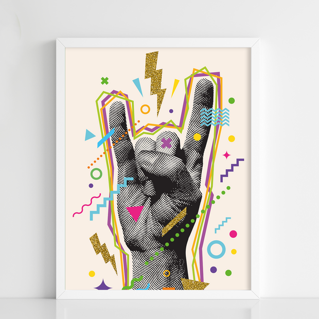Rock & Retro Pop Hand Sign