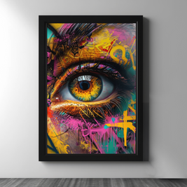 Graffiti Vision — Neon Street Art Eye