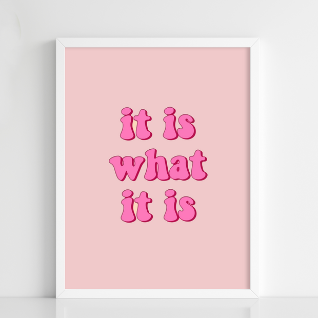 It Is What It Is