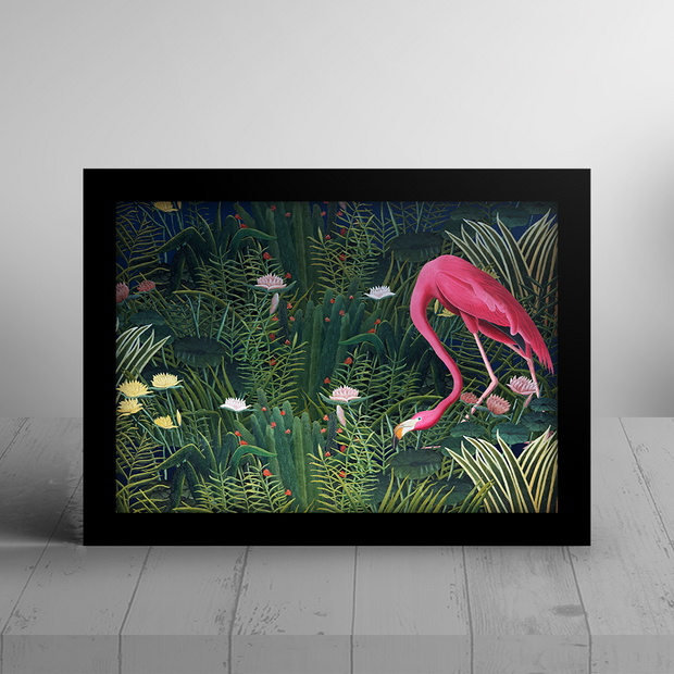 Flamingo in the Secret Garden