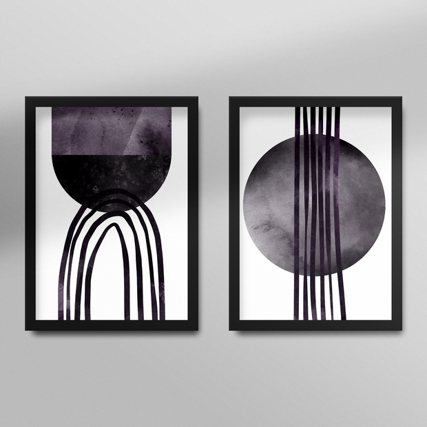 Abstract Geometric Duo - Figi Home