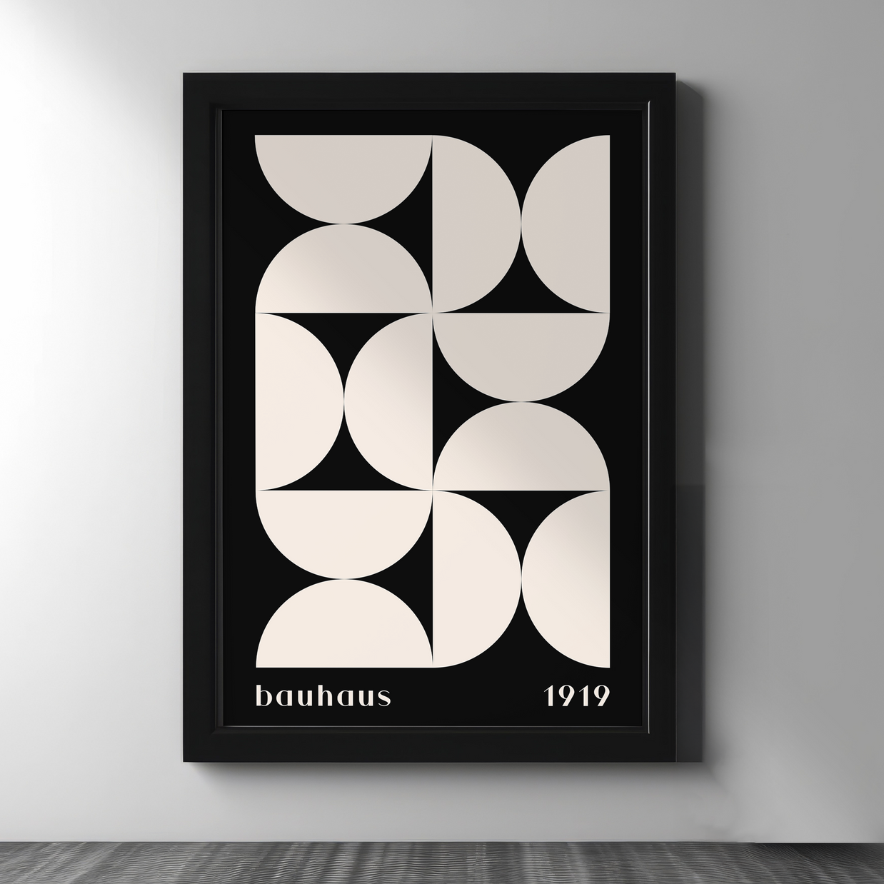 Bauhaus Curved Block Pattern — 1919