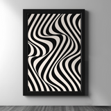 Waves of Illusion — Black & White - Figi Home