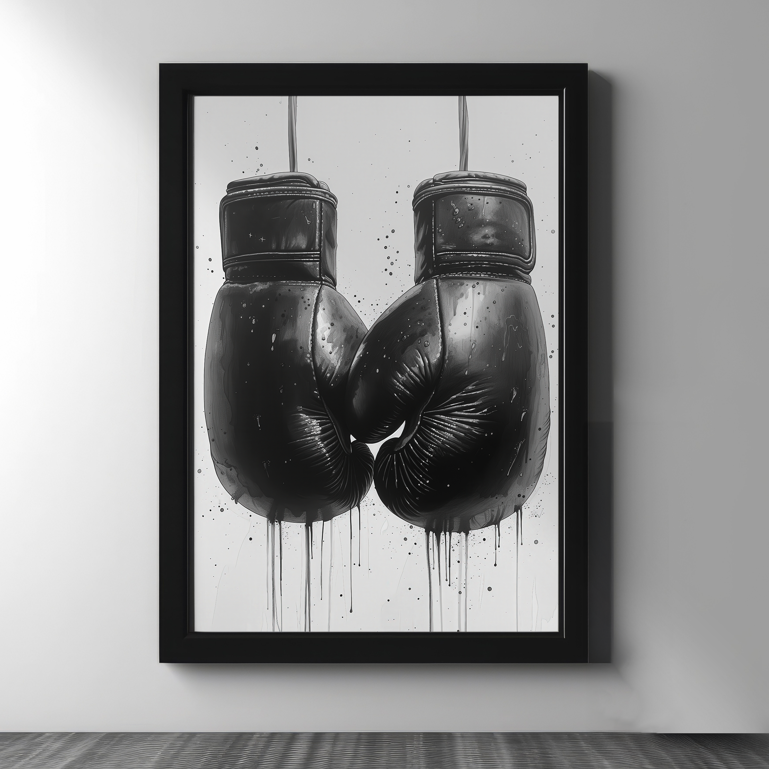Black Boxing Gloves - Figi Home