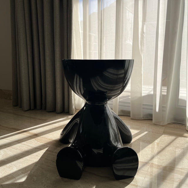 Noir half head side table - Figi Home