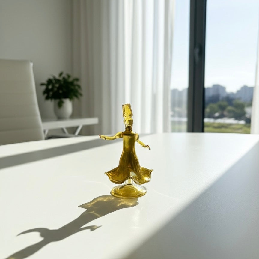 Glass Whirling Dervish Figurine