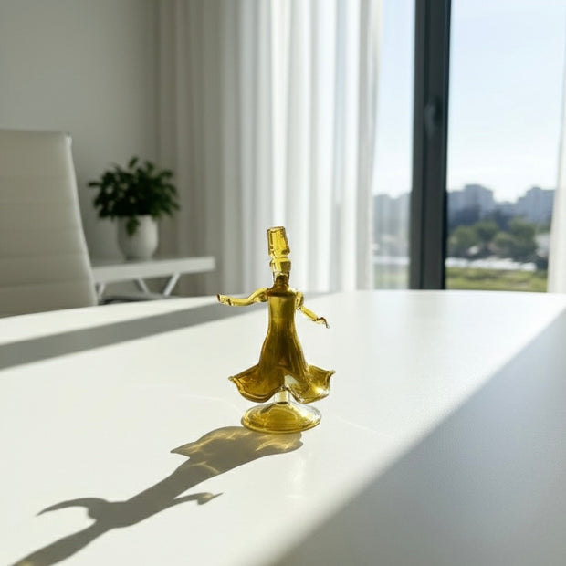 Glass Whirling Dervish Figurine