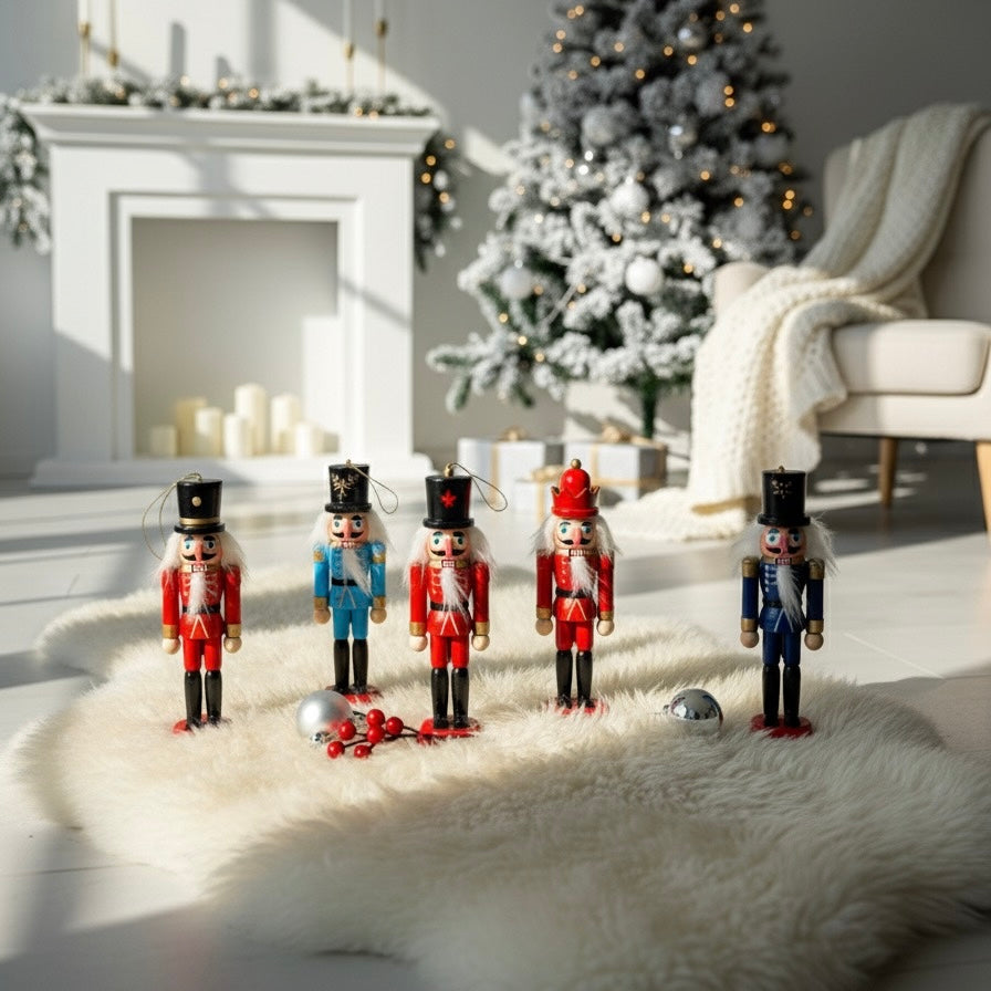 Classic Mini Nutcracker Ornament Set