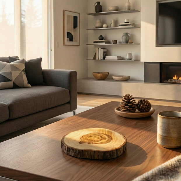 Natural Wood Slice Coaster