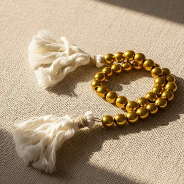 Natura Bead Tassel Garland