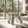 Newsprint Balloon Dog Sculpture