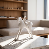 Rider & Horse Sculpture