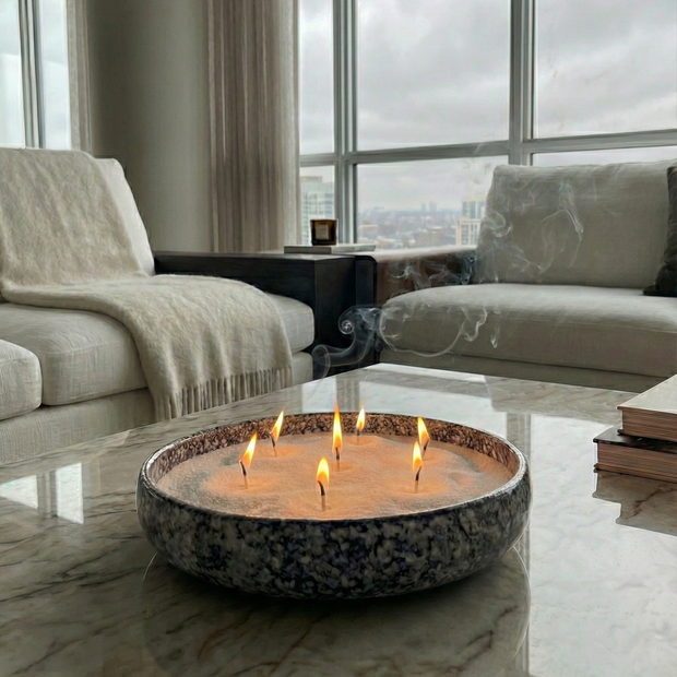 Speckled Glazed Clay Bowl - Figi Home