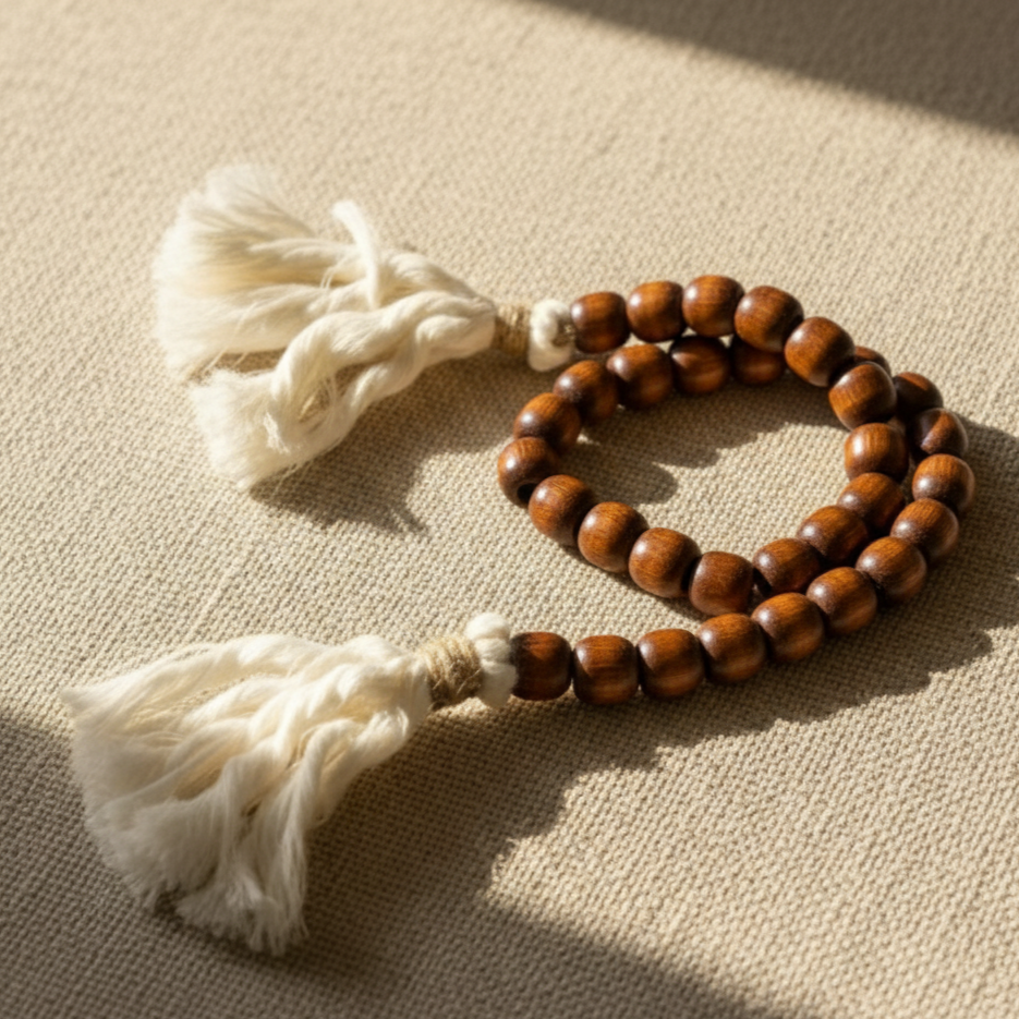 Natura Bead Tassel Garland