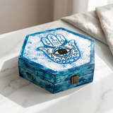 Hamsa Hexagon Box