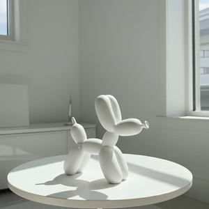 Matte Balloon Dog Sculpture