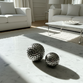 Metallic Dimple Sphere