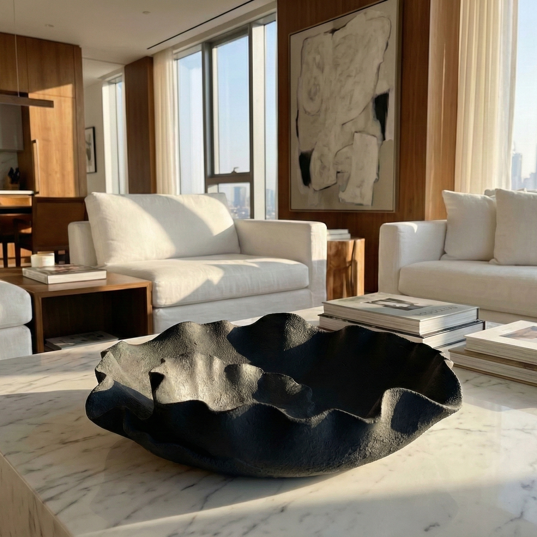 Ripple Form Decorative Bowl - Figi Home