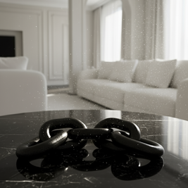 Wooden Chain Link Décor