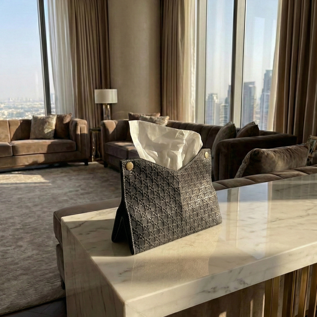 Woven Elegance Tissue Holder - Figi Home