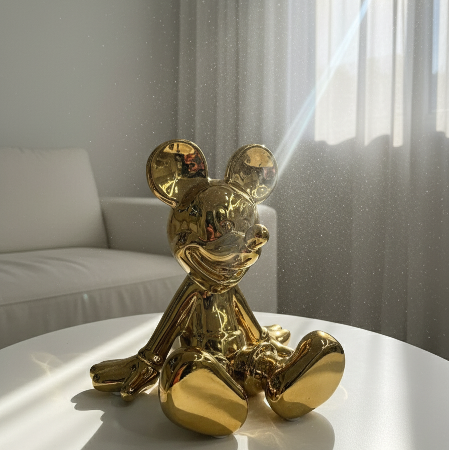 Sitting mouse figure